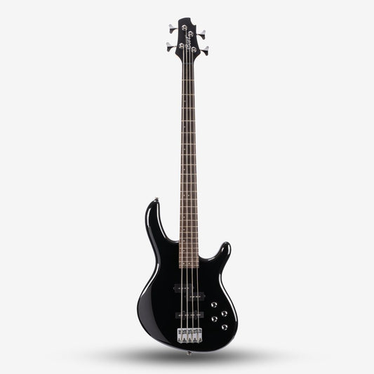 Cort Action Plus 4 string Electric Bass Guitar with Bag - Black (232-3-ActionPlus)