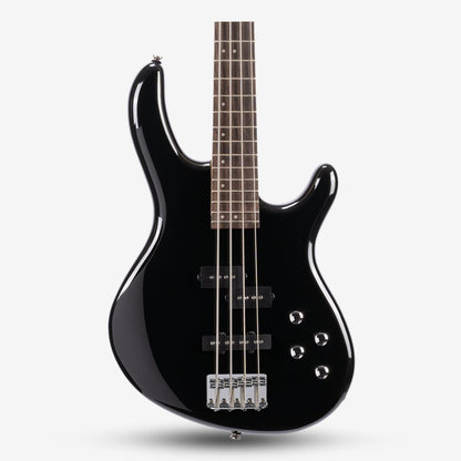 Cort Action Plus 4 string Electric Bass Guitar with Bag - Black (232-3-ActionPlus)