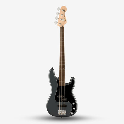 Fender Squier Affinity Series Precision PJ Bass Guitar, Laurel FB, Charcoal Frost Metallic