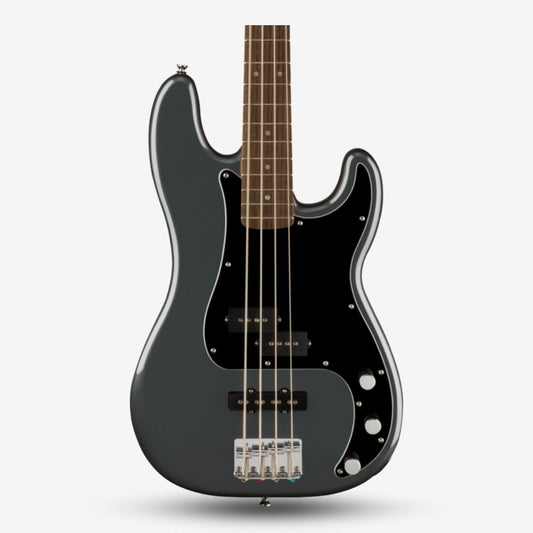 Fender Squier Affinity Series Precision PJ Bass Guitar, Laurel FB, Charcoal Frost Metallic