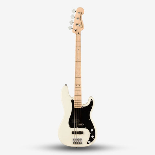 Squier by Fender Affinity Series 4 String Precision PJ Bass Guitar, Maple FB, Olympic White