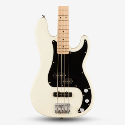 Squier by Fender Affinity Series 4 String Precision PJ Bass Guitar, Maple FB, Olympic White