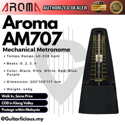 Aroma Mechanical Metronome AM707 - (AM707)