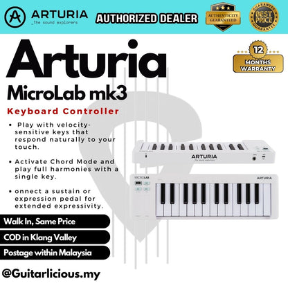 Arturia MicroLab Mk3 Keyboard Controller - Mk3