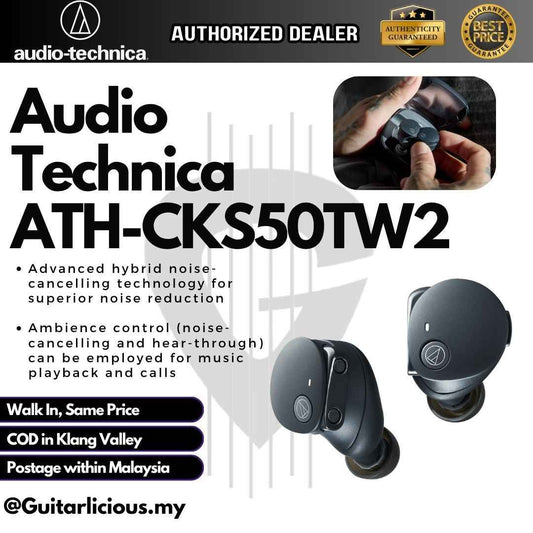 Audio Technica ATH-CKS50TW2 Wireless Earbuds