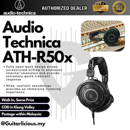 Audio-Technica ATH-R50x Open-back Reference Headphones - (ATH-R50x)
