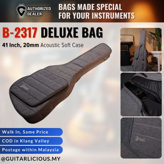 Deluxe Fabric Soft Case for 41" Acoustic Guitar Bag (B-2317) with 20mm Padding - ( B2317 / B 2317 )