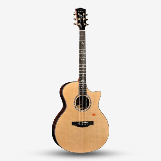 Kepma Elite B1-GA Series Solid Sitka Spruce Top, Side & Back Solid East Indian Rosewood Grand Auditorium Acoustic Guitar