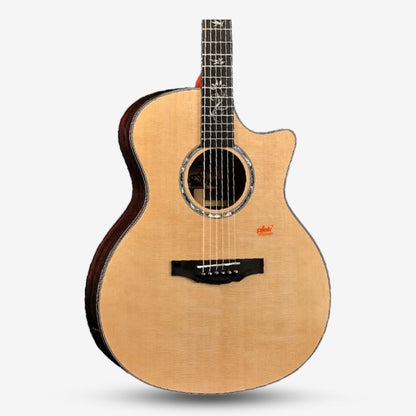 Kepma Elite B1-GA Series Solid Sitka Spruce Top, Side & Back Solid East Indian Rosewood Grand Auditorium Acoustic Guitar