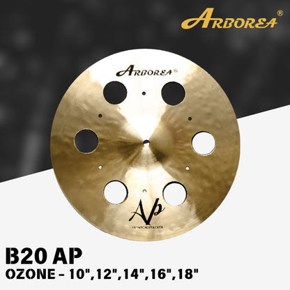 Arborea Cymbals B20 A.P. Series Cymbal Set / Hi-Hat , Splash , Crash, Ride, Stacker , China