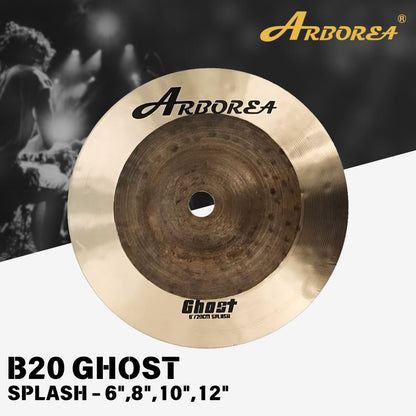 Arborea Cymbals B20 Ghost Series Cymbal Set / Hi-Hat , Splash , Crash, Ride, Stacker , China