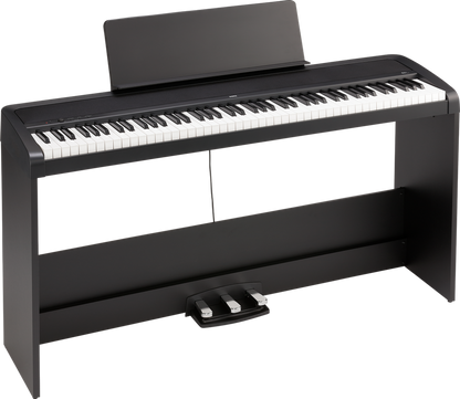Korg B2+SP 88-Key Digital Piano With Bench, Note Stand & Adapter - Black