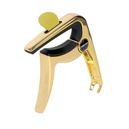 Hebikuo 3 in 1 Alloy Guitar Capo with End Pin Puller & Pick Holder ( BDJ59 )
