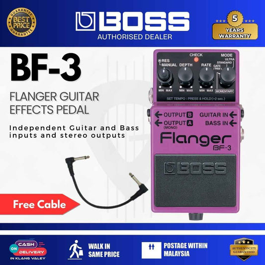 Boss BF-3 Flanger Guitar Effects Pedal
