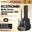 RCStromm Melia Series Stratocaster SSS Electric Guitar with Matte Brush Finish (BF01)