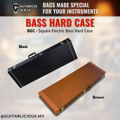 Square Electric Bass Hard Case BGC