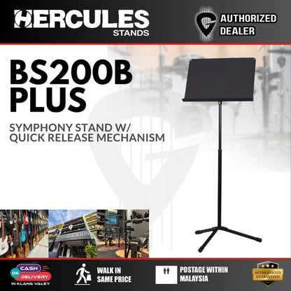 Hercules BS200BPLUS EZ Grip Symphony Stand  - ( BS200BPLUS /  BS200B PLUS / BS200BPLUS EZ )