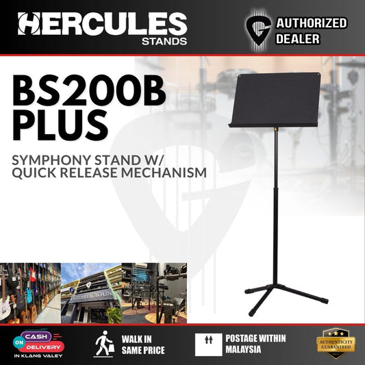 Hercules BS200BPLUS EZ Grip Symphony Stand  - ( BS200BPLUS /  BS200B PLUS / BS200BPLUS EZ )