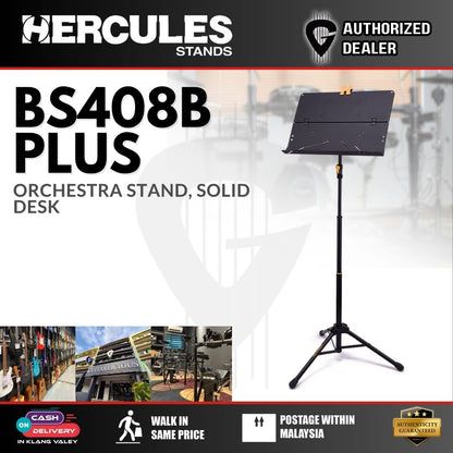 Hercules BS408B PLUS Music Stand - (BS408B)