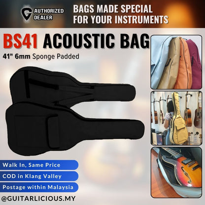 41 inch Acoustic Guitar Bag with 6mm Cotton lining (BS41)