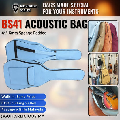 41 inch Acoustic Guitar Bag with 6mm Cotton lining (BS41)