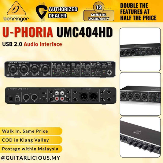 Behringer U-Phoria UMC404HD USB 2.0 Audio Interface