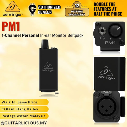 Behringer Powerplay PM1 1-Channel Personal In-ear Monitor Beltpack ( PM-1 /  PM 1 )