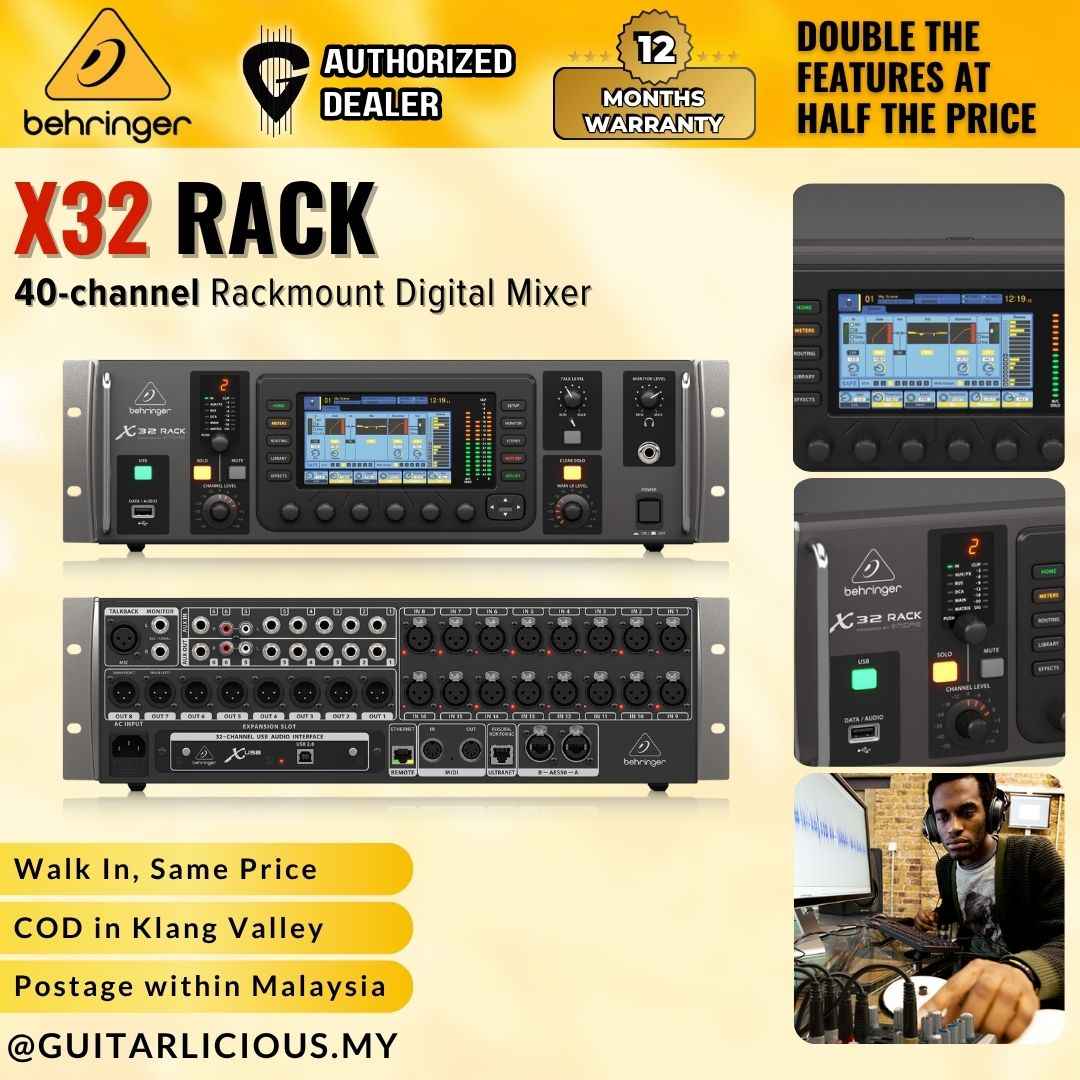 Behringer X32 RACK 40-channel Rackmount Digital Mixer