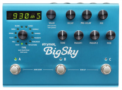 Strymon BigSky Reverb Guitar Effects Pedal