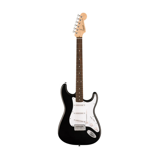 Squier Debut Series SSS Stratocaster Electric Guitar, Laurel FB - Black
