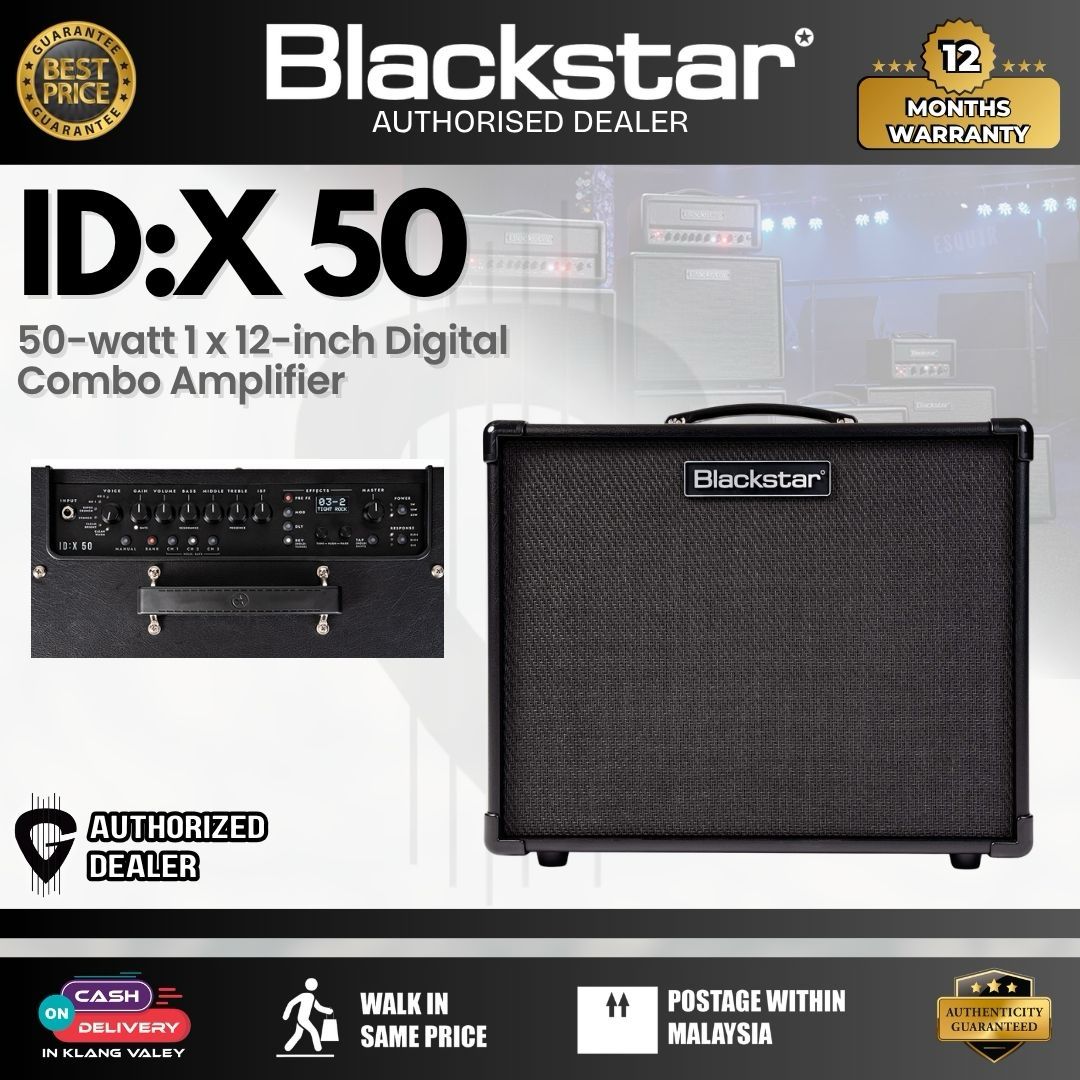 Blackstar ID:X 50 1x12in 50-watt Digital Amp