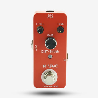 M-VAVE British Distortion Guitar Effect Pedal Based on Classic JCM Amp Distortion True bypass Effects Pedal