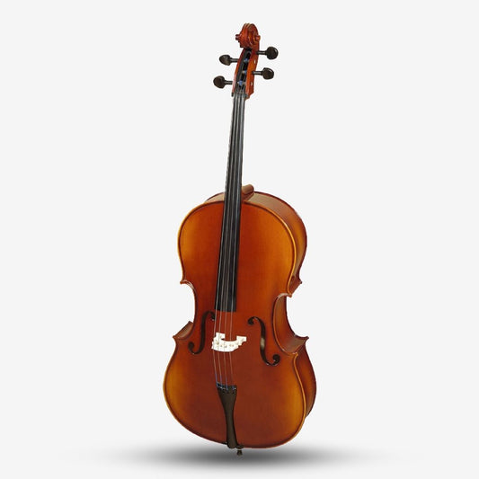 CLEARANCE - Full Size 4/4 Classical Cello Beginner level with hard case ( C100F / C-100-F / C 100F )