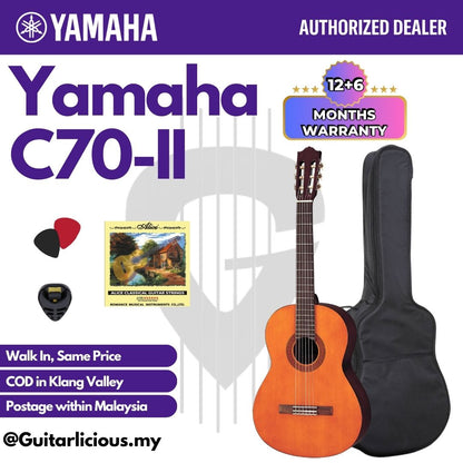 Yamaha C70-II Nylon String Classical Guitar ( C70 / C70-2 / C-70-2)