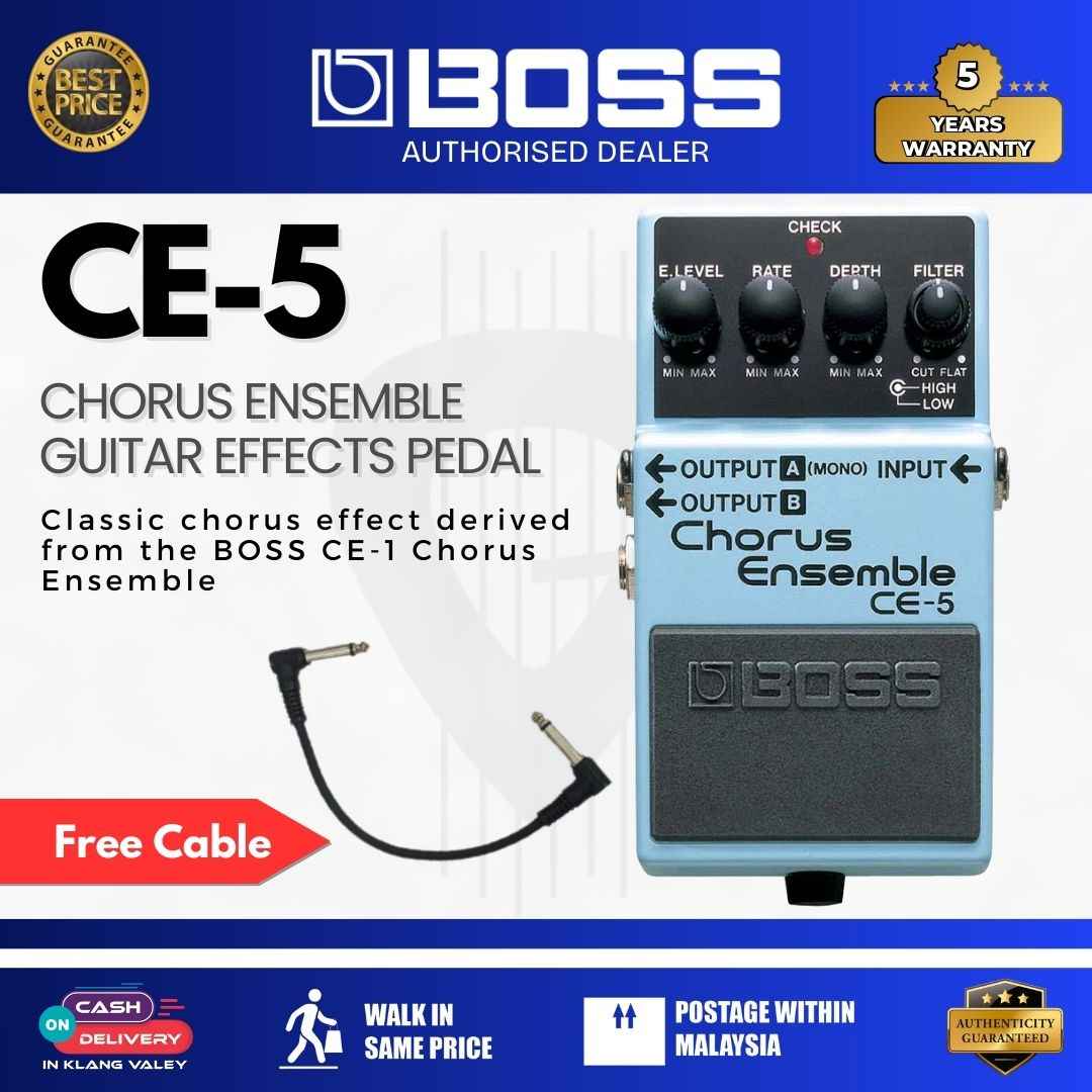 BOSS CE-5 Chorus Ensemble Guitar Effects Pedal