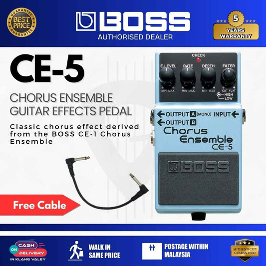 BOSS CE-5 Chorus Ensemble Guitar Effects Pedal