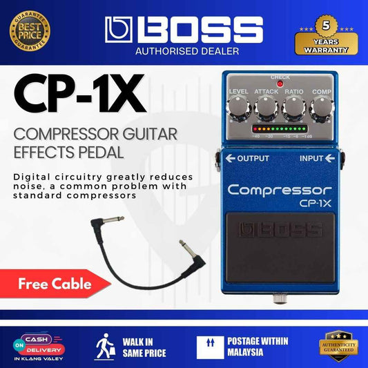 Boss CP-1X Compressor Guitar Effects Pedal