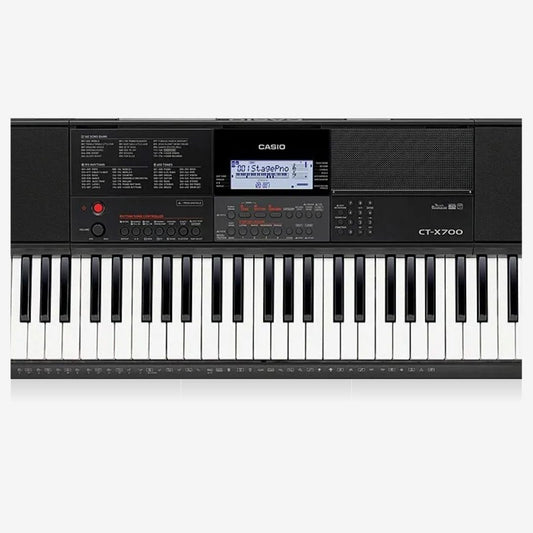 Casio CT-X700 61-Keys Portable Keyboard, Bundle Set (CTX700 CTX 700)