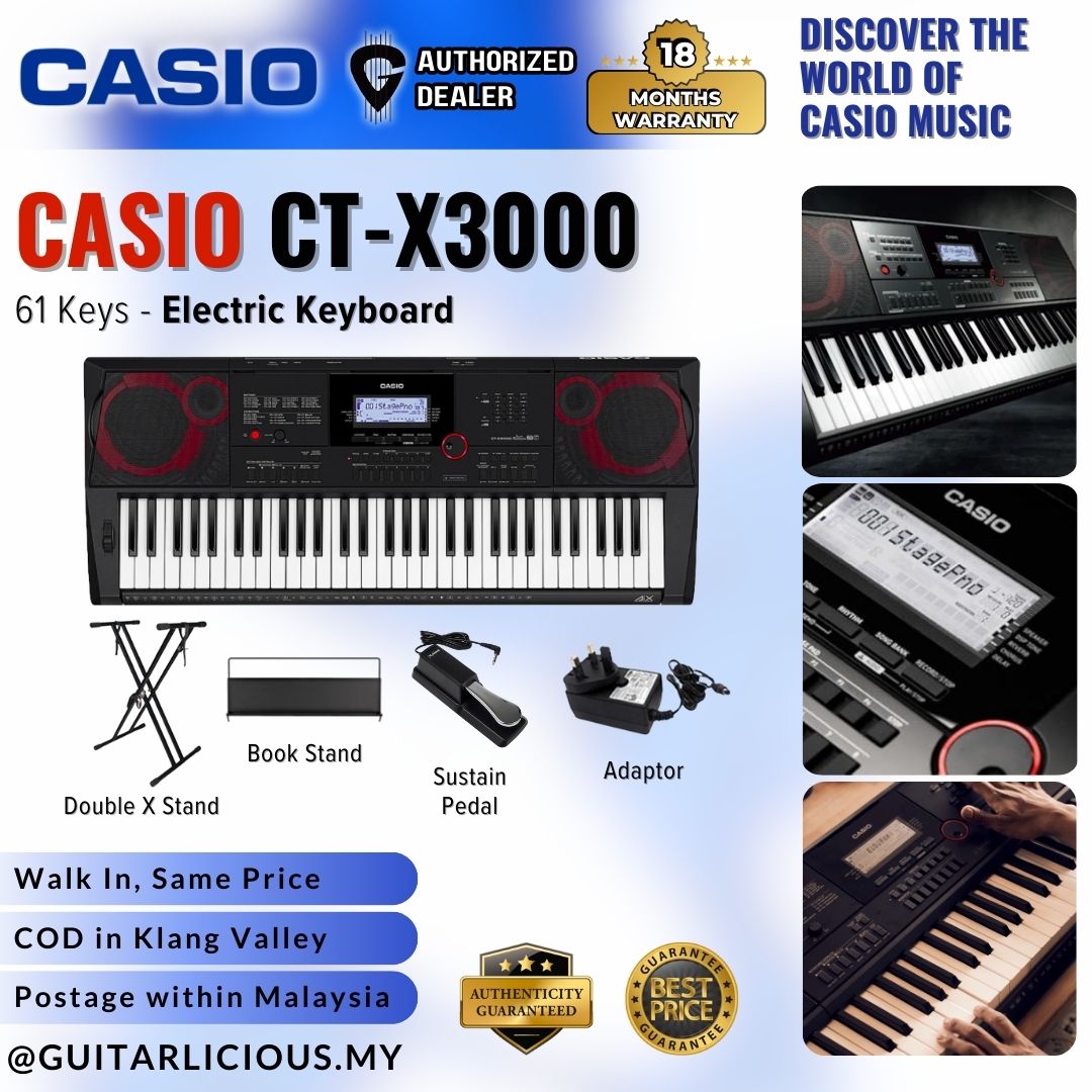 CASIO カシオ CT-X3000 電子キーボード ピアノ お得なバッグ付き