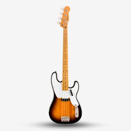 Squier by Fender Classic Vibe 50s Precision 4 String Bass Guitar, Maple FB - 2-Tone Sunburst( CV50S / CV-50S )