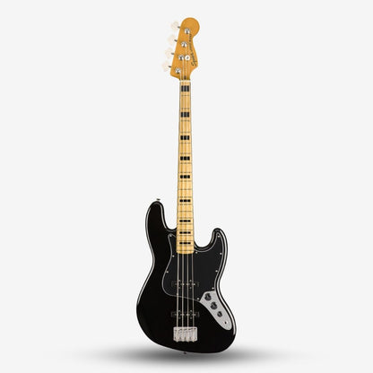 Squier by Fender Classic Vibe 70s Jazz 4 String Bass Guitar, Maple FB - BLACK ( CV70S )