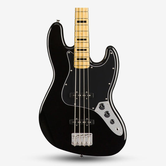 Squier by Fender Classic Vibe 70s Jazz 4 String Bass Guitar, Maple FB - BLACK ( CV70S )