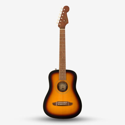 Fender California Redondo 3/4 36inch Mini Steel Strings Acoustic Guitar w/Bag, Sunburst