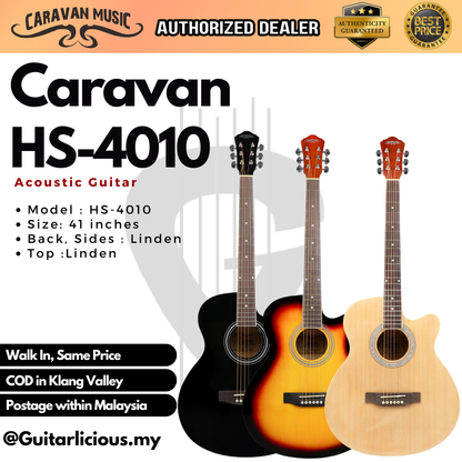 Caravan HS-4010 40" Acoustic Guitar