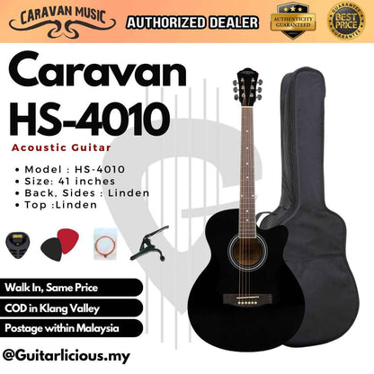 Caravan HS-4010 40" Acoustic Guitar -  ( HS-4010 / HS 4010 )