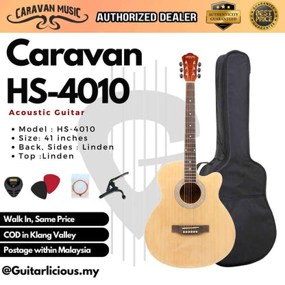 Caravan HS-4010 40" Acoustic Guitar -  ( HS-4010 / HS 4010 )