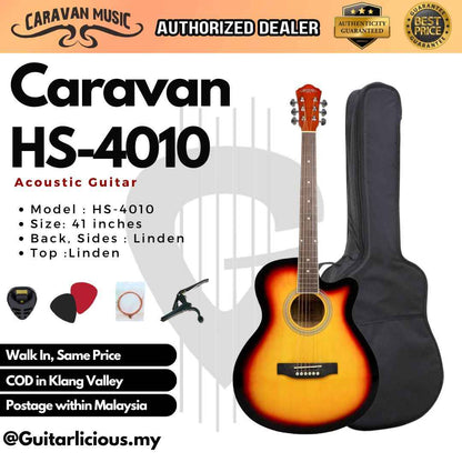 Caravan HS-4010 40" Acoustic Guitar -  ( HS-4010 / HS 4010 )