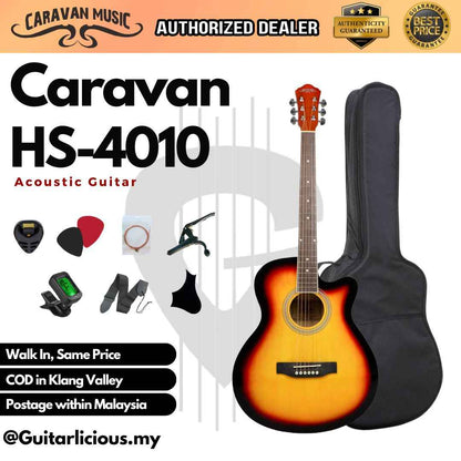 Caravan HS-4010 40" Acoustic Guitar -  ( HS-4010 / HS 4010 )