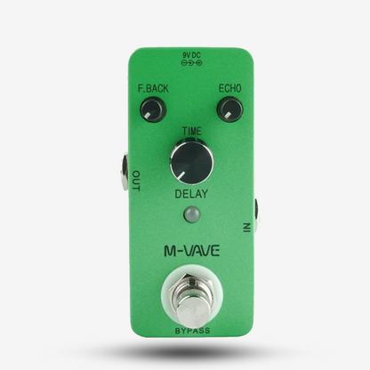 M-Vave Classic Delay Guitar Effect Pedal, True Bypass 600ms Delay Time