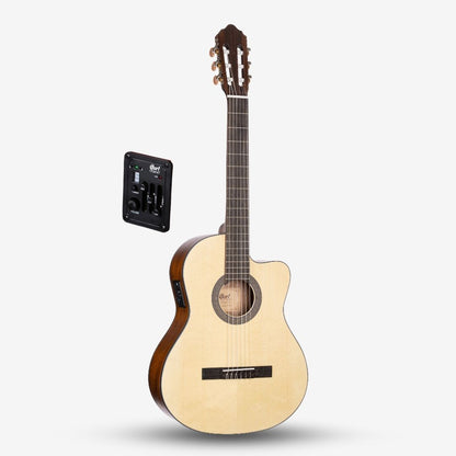 Cort AC120CE Semi Classical Guitar with Pick Up - Open Pore Natural (AC120 / AC 120CE / AC-120-CE )